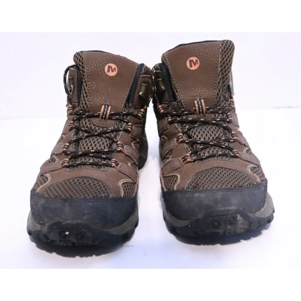 Merrell Brown and Black Kids Hiking Boots